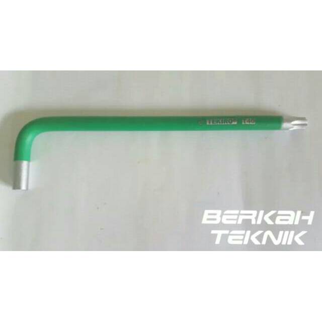 Kunci L Stell Klep kombinasi T40 bintang merk Tekiro