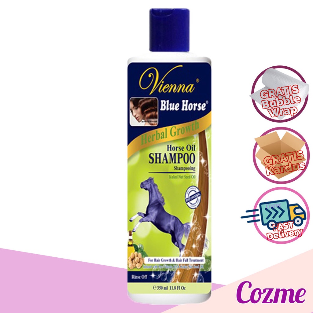 Vienna Shampoo Blue Horse Herbal Growth 350mL