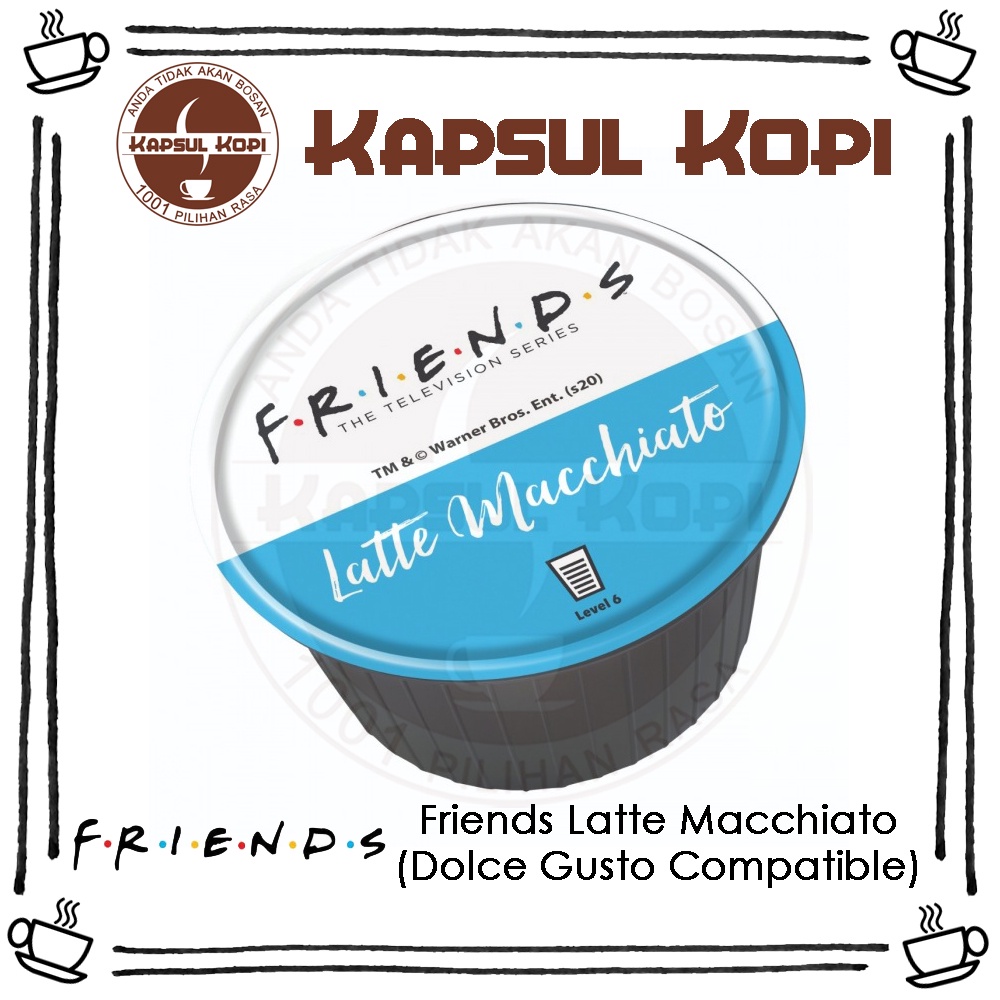 

Ecer Friends Latte Macchiato KapsulKopi Nescafe Dolce Gusto Compatible