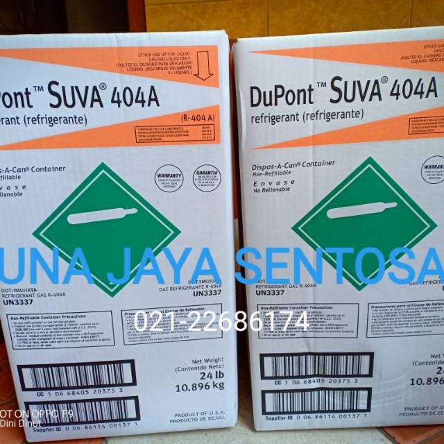 FREON R404A DUPONT USA