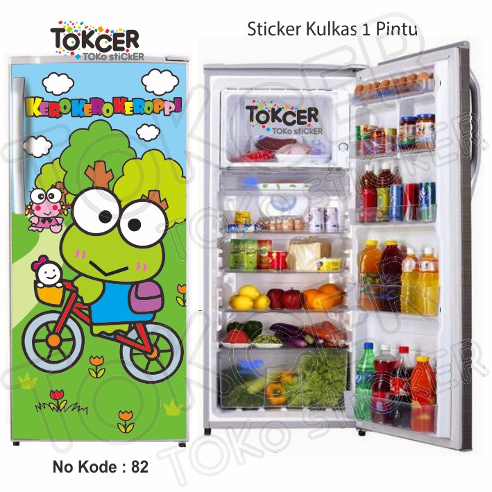 Sticker Kulkas 1 Pintu dan 2 Pintu KEROPPI