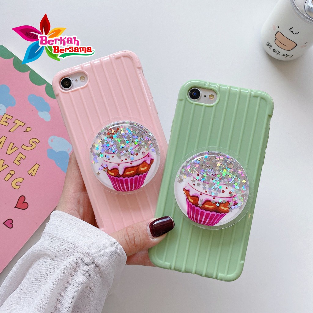 SOFTCASE POPSOCKET GLITTER VIVO Y91 Y93 Y91C V5+ V7 V7+ V9 V11 PRO BB5164