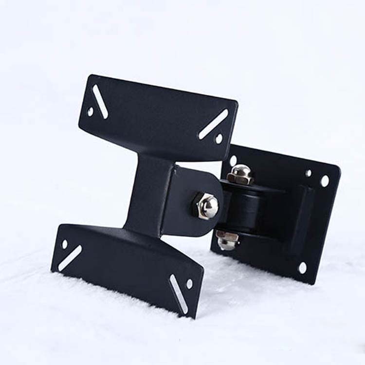 TV Bracket Adjustable Up and Down 1.3mm Thick 100 x 100 Pitch for 14-24 Inch TV - W24 - Black