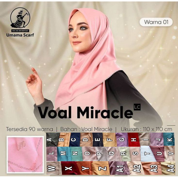 [ PROMO ] JILBAB VOAL MIRACLE PLAIN | HIJAB SEGI EMPAT | JILBAB SEGI EMPAT | JILBAB PESTA | JILBAB U