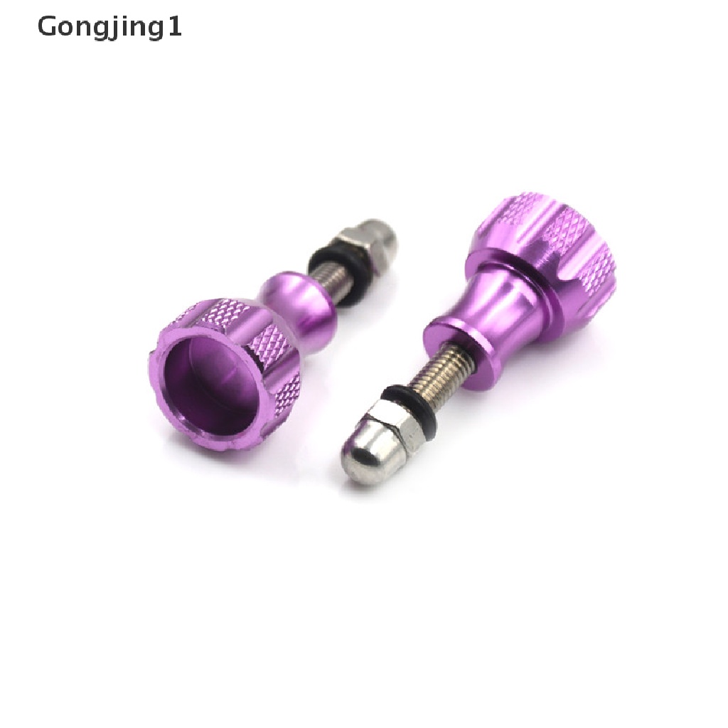 Gongjing1 3pcs Knob Sekrup Aluminum Alloy Variasi Ukuran Aksesoris Gopro Hero 1 / 2 / 3 / 3 + / 4