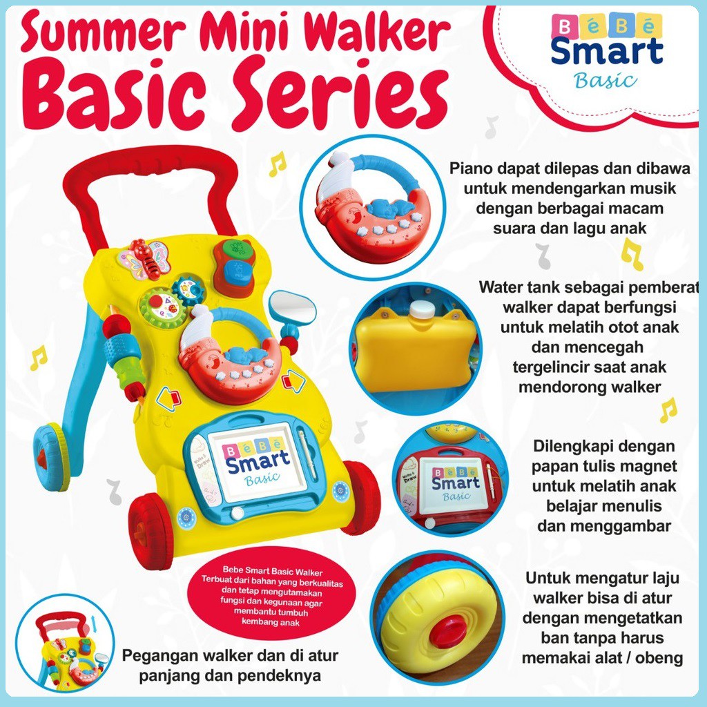 Bebe Smart Summer Mini Walker Basic Series