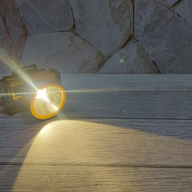 ✻ Senter Kepala Sunpro Led Cahaya Kuning dan putih Sunpro SL-8812 Senter Jidat ✾