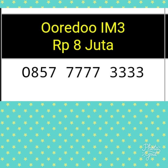 nomor cantik(0857 7777 3333)double quartet,im3 ooredoo terupdate