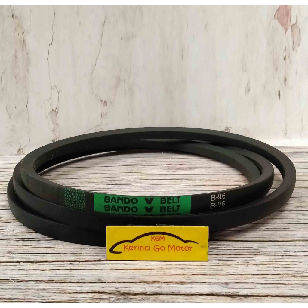 BANDO VAN BELT B-96 V BELT TALI KIPAS B96 FAN BELT VANBELT POLOS B-96