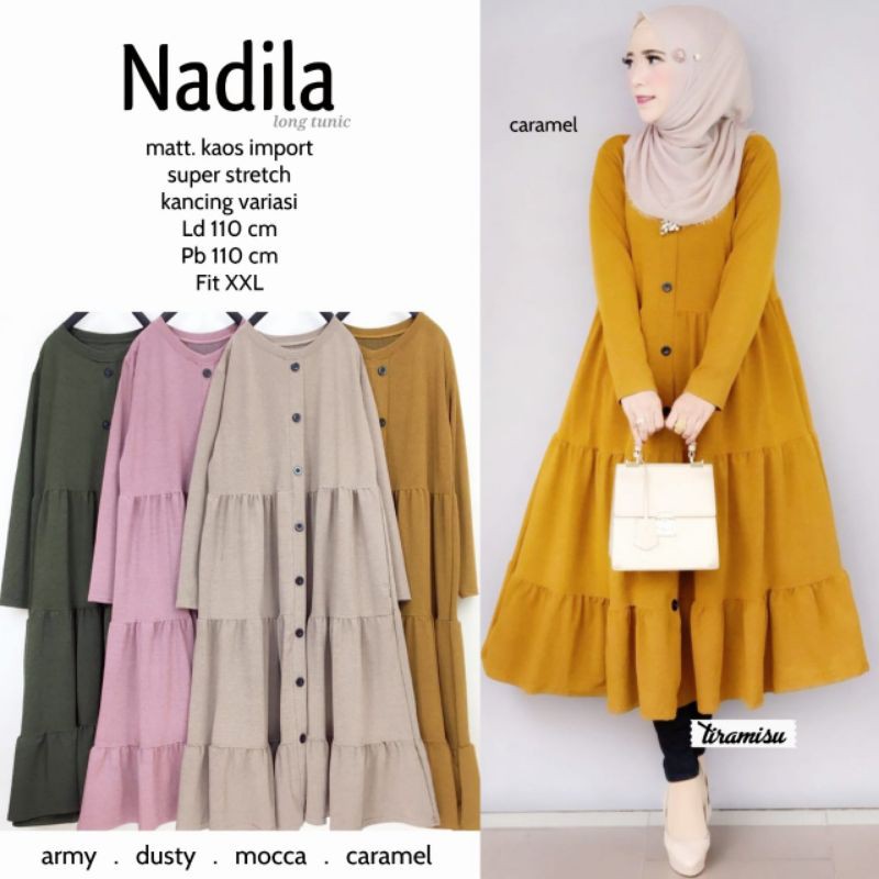 NADILA LONG TUNIK BY TIRAMISU