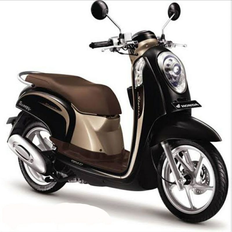 Sayap Honda Scoopy FI Warna Hitam Tahun 2015