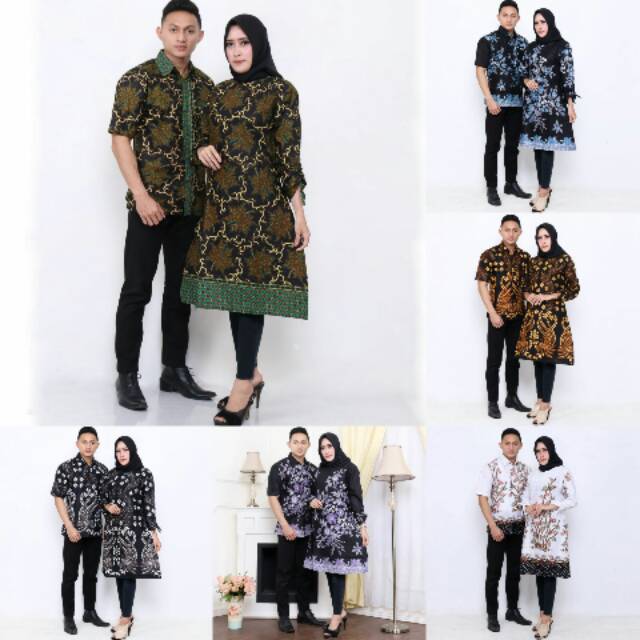 TERLAJAK LARIS  TUNIK HEM BATIK SUTRA EMBOSS NALADHIPA COUPLE ORI BOYAZY FASHION BATIK MUSLIM