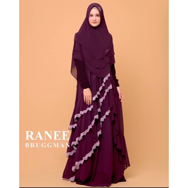 Preloved Gamis Sofia Syar'i by Ranee Brugman pakai 1x like new VVGC✅