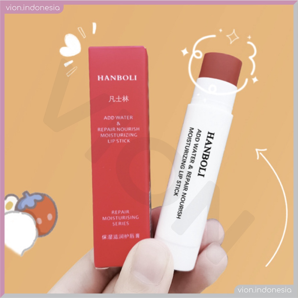 KACHI - HANBOLI Orange Red Lip Balm Moisturising Repair Nourish Lipstik Rubah Warna XX021