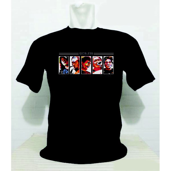 kaos baju distro band godbless tshirt musik gong 2000 god bless 08