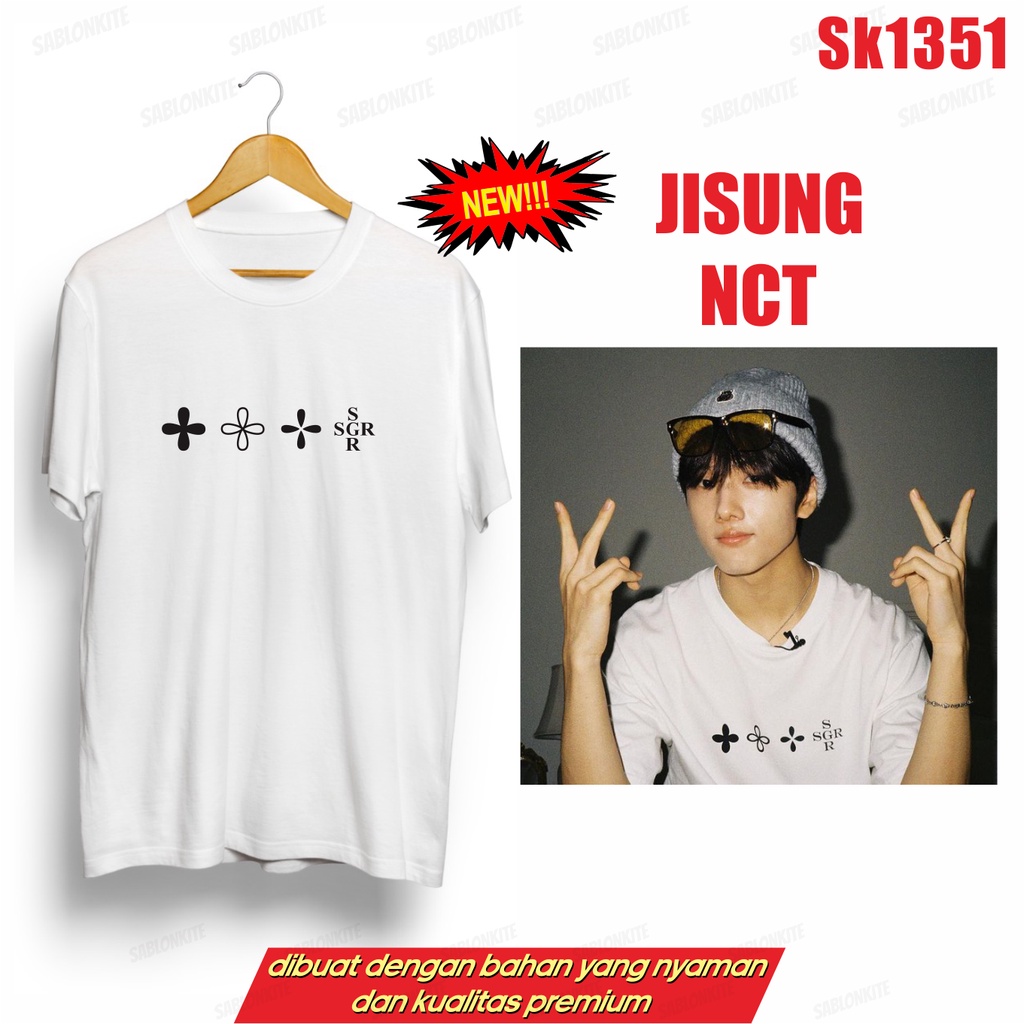 MURAH!!! KAOS NCT DREAM JISUNG FLOWER 3 SK1351 UNISEX