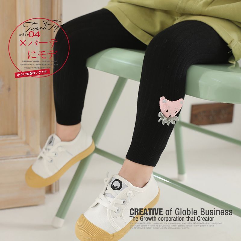 Legging bayi tebal hiasan boneka import baby girl celana legging style korea