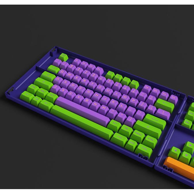 Akko EVA01 / EVA-01 PBT Double Shot Keycaps 158 set ASA Profile