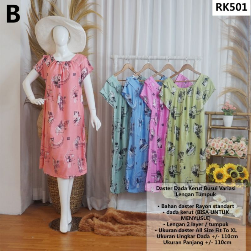 daster kerut dada