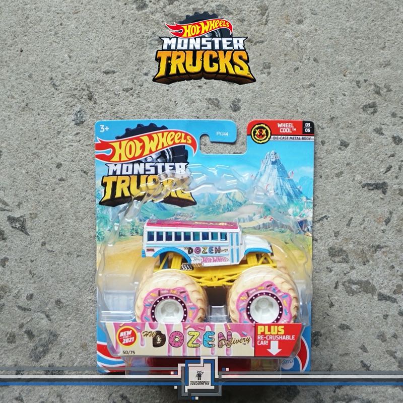Hot Wheels Monster Trucks HW DOZEN DELIVERY Hotwheels Truck Jam