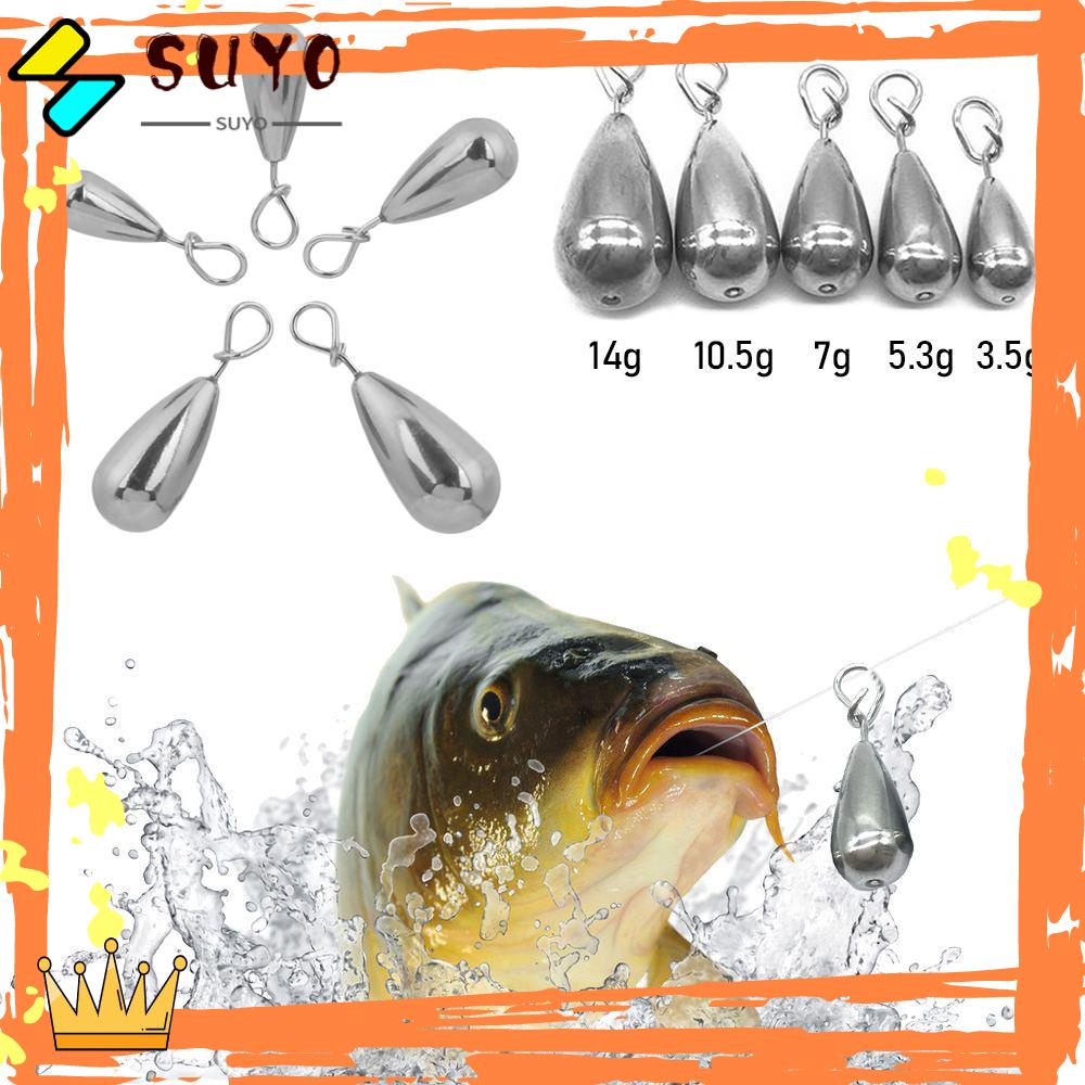 Suyo Sinker Pemberat Pancing Quick Release Bahan Tungsten