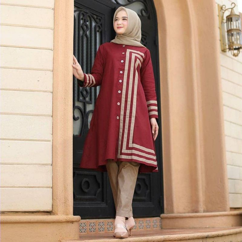 ALYA TUNIK BAJU TUNIK WANITA TERBARU 2022 BAHAN TOYOBO BAJU ATASAN WANITA TUNIK BUSUI TUNIK REMAJA T