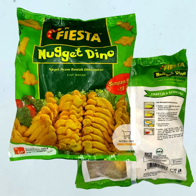 Fiesta Nugget Dino 500gr Naget berbentuk Dinosaurus 500 gram