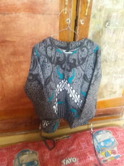 [cod] Batik Couple Keluarga Sania Ruffle Ori Ndoro Jowi Dnt Dimensi Abu