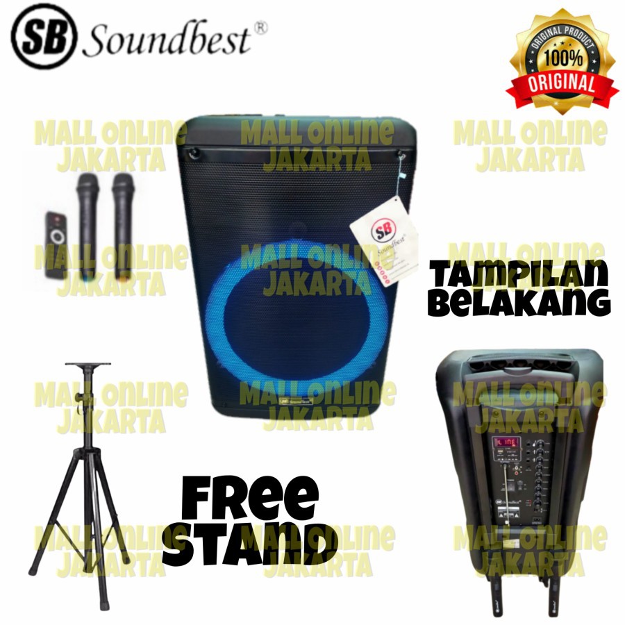 Speaker Aktif Soundbest 15 inch Ft89 Portable Original Ft 89 Aktiv