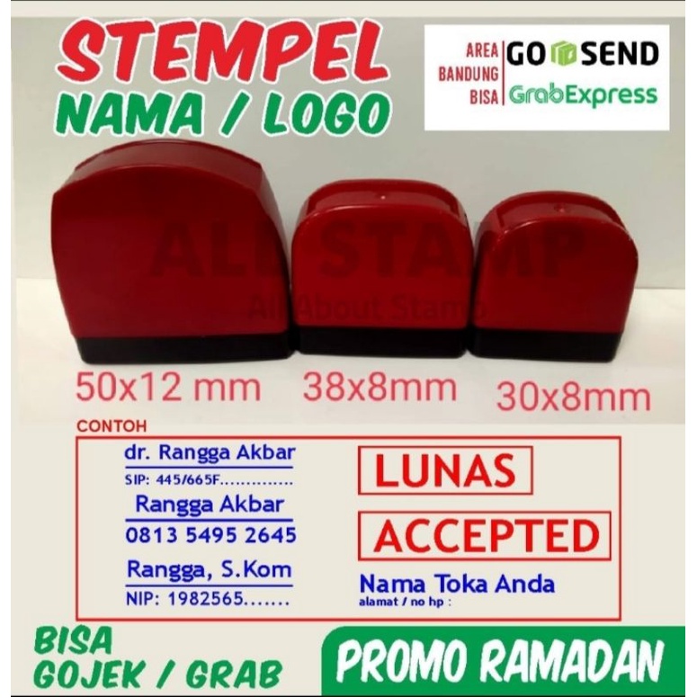 

stempel nama / logo zipo