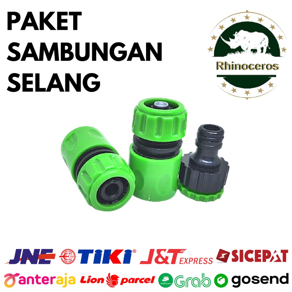 Sambungan Selang Air Paket Quick Connetcor 1/2&quot; dan 5/8&quot;