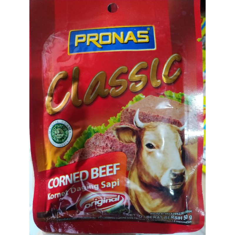 KORNET PRONAS CLASSIC SASET CORNED BEEF 50 GRAM