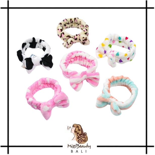 Bando Rambut Motif Pita / Headband Wanita / Bandana Rambut Motif Pita