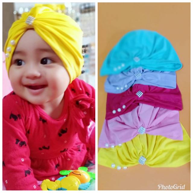 TURBAN MUTIARA ANAK 1-3 TAHUN