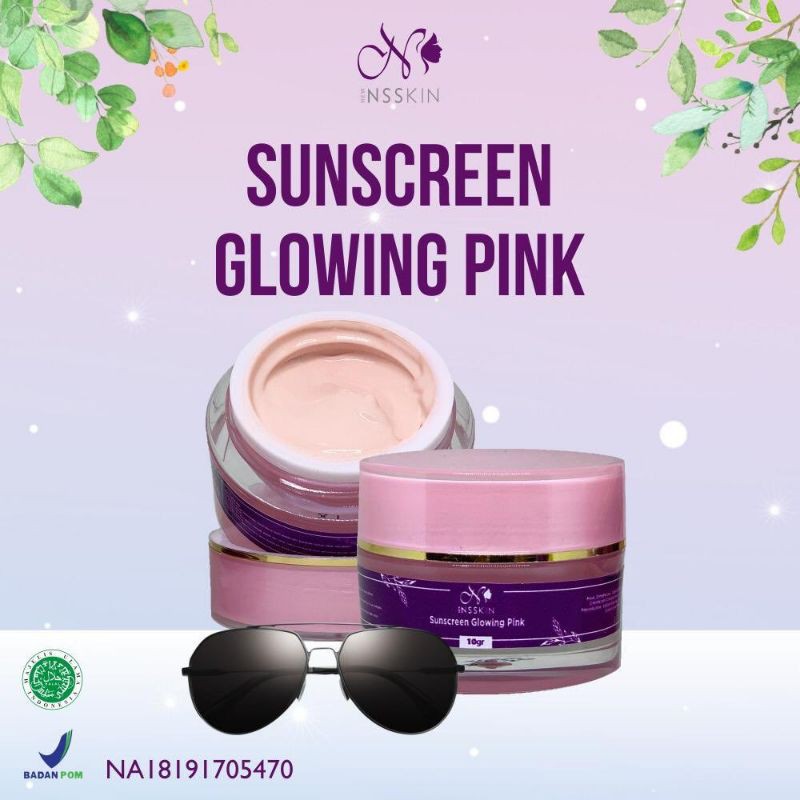 Sunscreen Glowing Pink New Ns Skin Ns Skincare