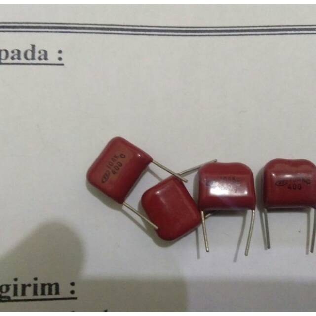 Kapasitor Capasitor Milar 104J 400V