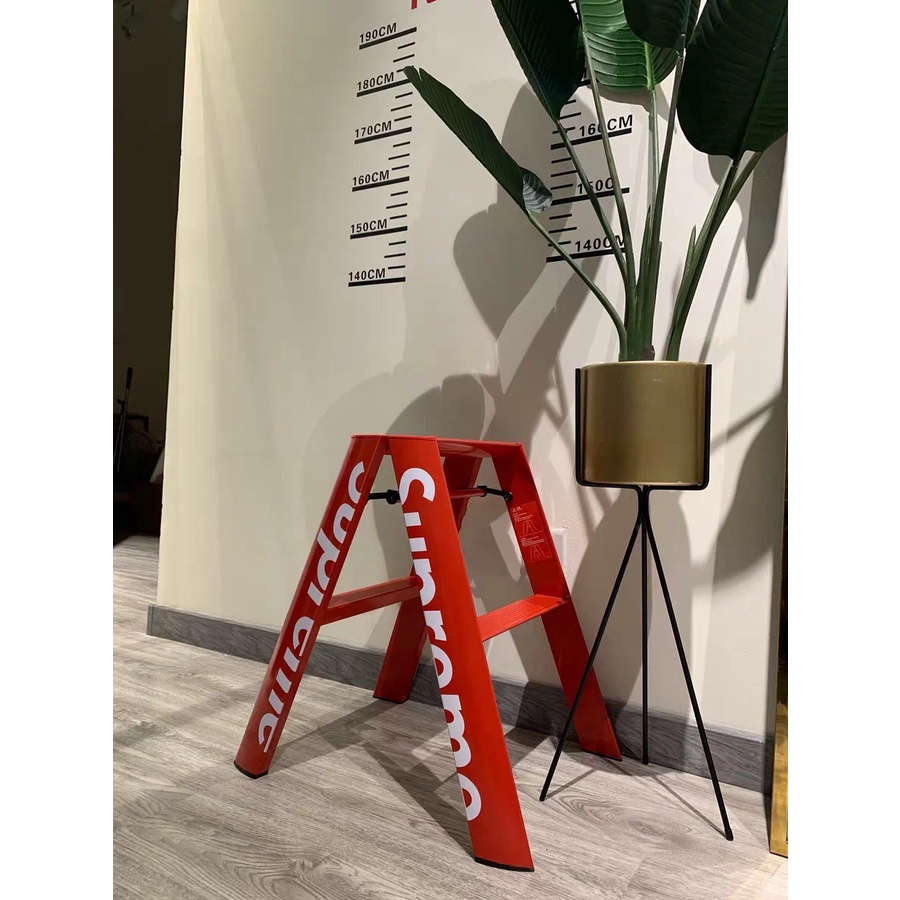 supreme step ladder chair red tangga lipat Lugano ss19