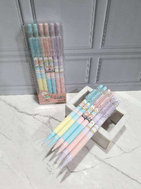pensil mekanik 0.5 (1pak=12pc)/mekanik pencil/pensil isi kecil-3