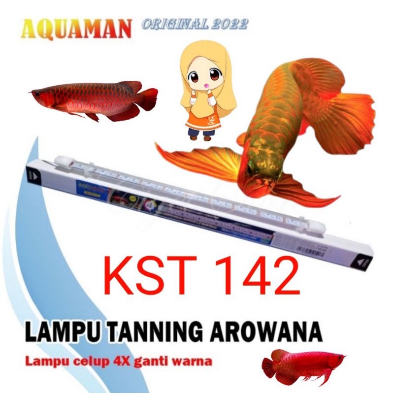 LAMPU TANNING AQUARIUM KHUSUS IKAN ARWANA AQUAMAN KST 142