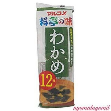 

Marukome Misoshiru Ryotei No Aji Wakame / Bumbu Miso Set Soup Instan