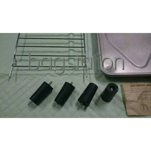 KAKI KARET TUNGKU KNOB OVEN TOASTER SET 6 IN 1 EX SANYO JAPAN ORIGINAL ASLI