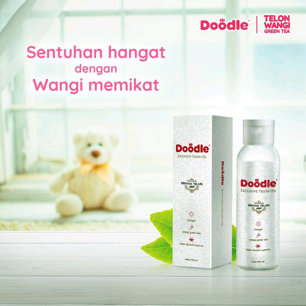 Minyak Telon Doodle (Wangi Green Tea) 60ml / 100ml