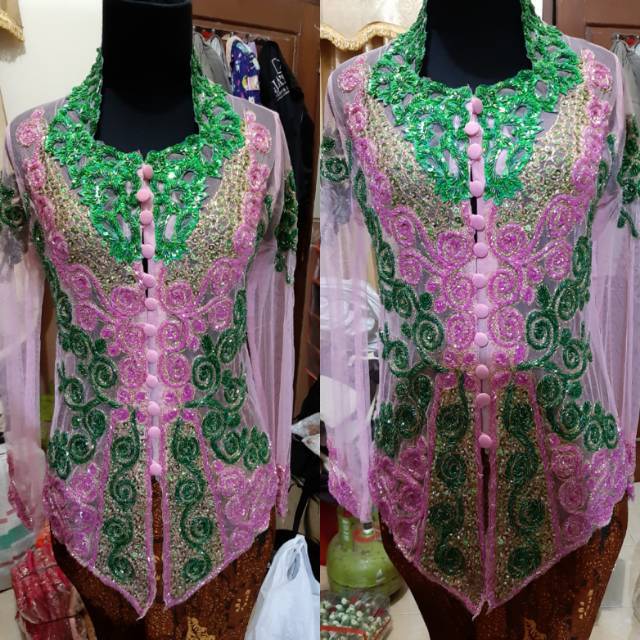 Atasan Kebaya payet bordir dada L