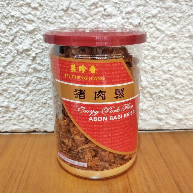 

Abon Babi Crispy 200g Kemasan Botol Bee Cheng Hiang Krispi Pork Floss