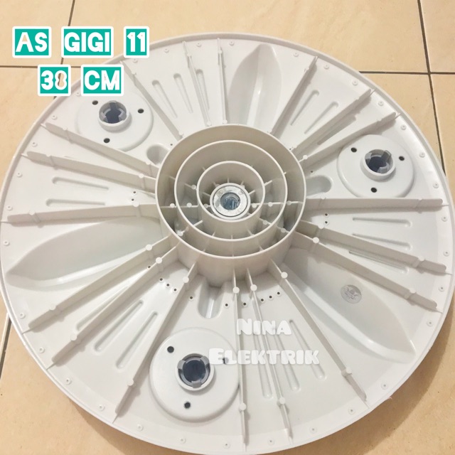 PUTARAN MESIN CUCI LG GIGI 11 dia 38cm ORIGINAL/ PULSTATOR MESIN CUCI LG