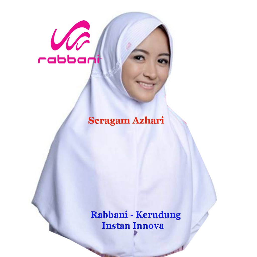 Rabbani - Kerudung Sekolah Instan Innova-Jilbab Sekolah Rabbani Instan Great Innova