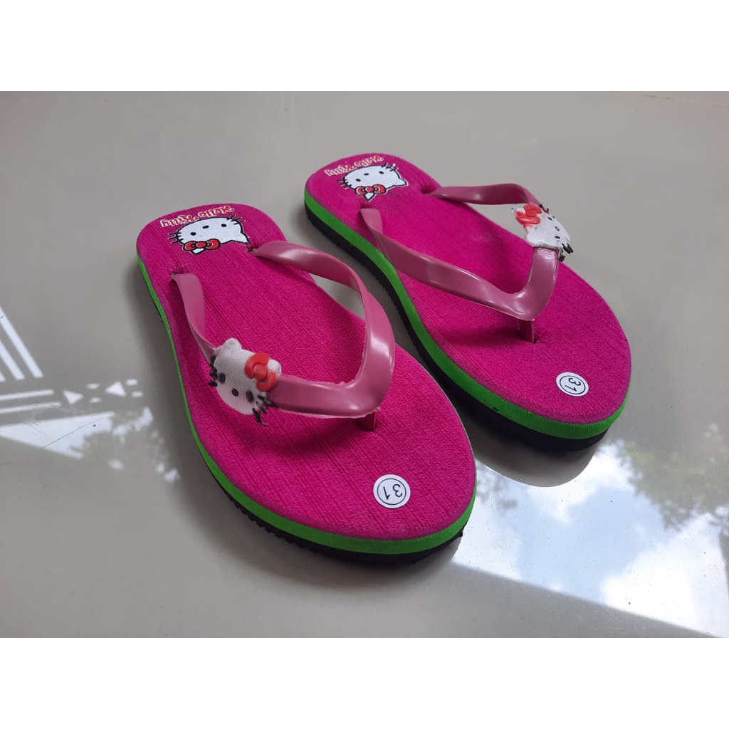 SANDAL ANAK PEREMPUAN HELLO KITY PLAT TERBARU