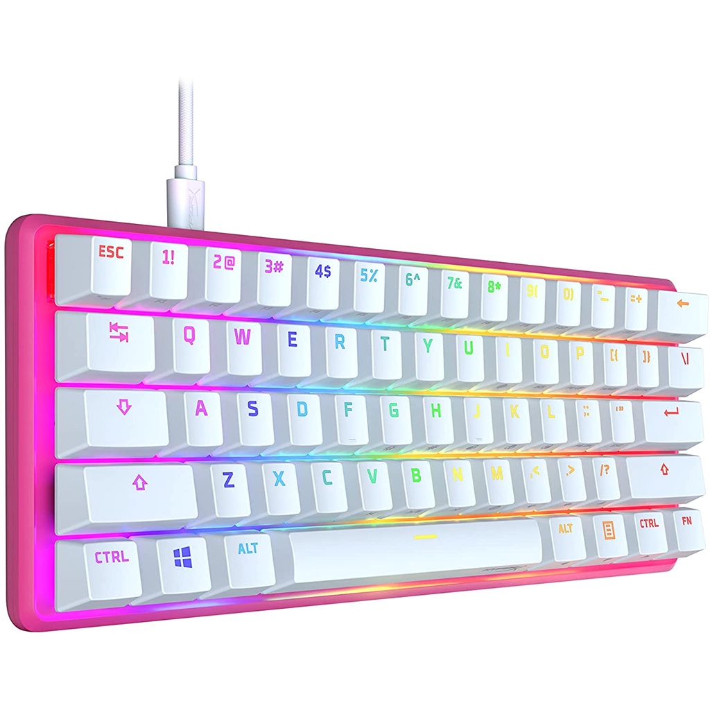 HyperX Alloy Origins 60 Pink Edition RGB Mechanical Gaming Keyboard