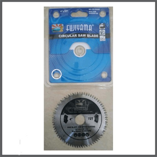 Circular Saw Blade 4 Inch x 72 T - Wood Mata Pisau Potong Kayu