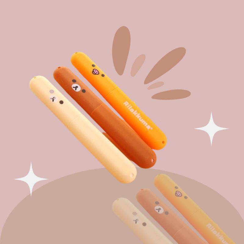 TEMPAT SIKAT GIGI PORTABLE | TEMPAT SIKAT GIGI LUCU | TEMPAT SIKAT GIGI RILAKUMA RILAKKUMA |  TEMPAT